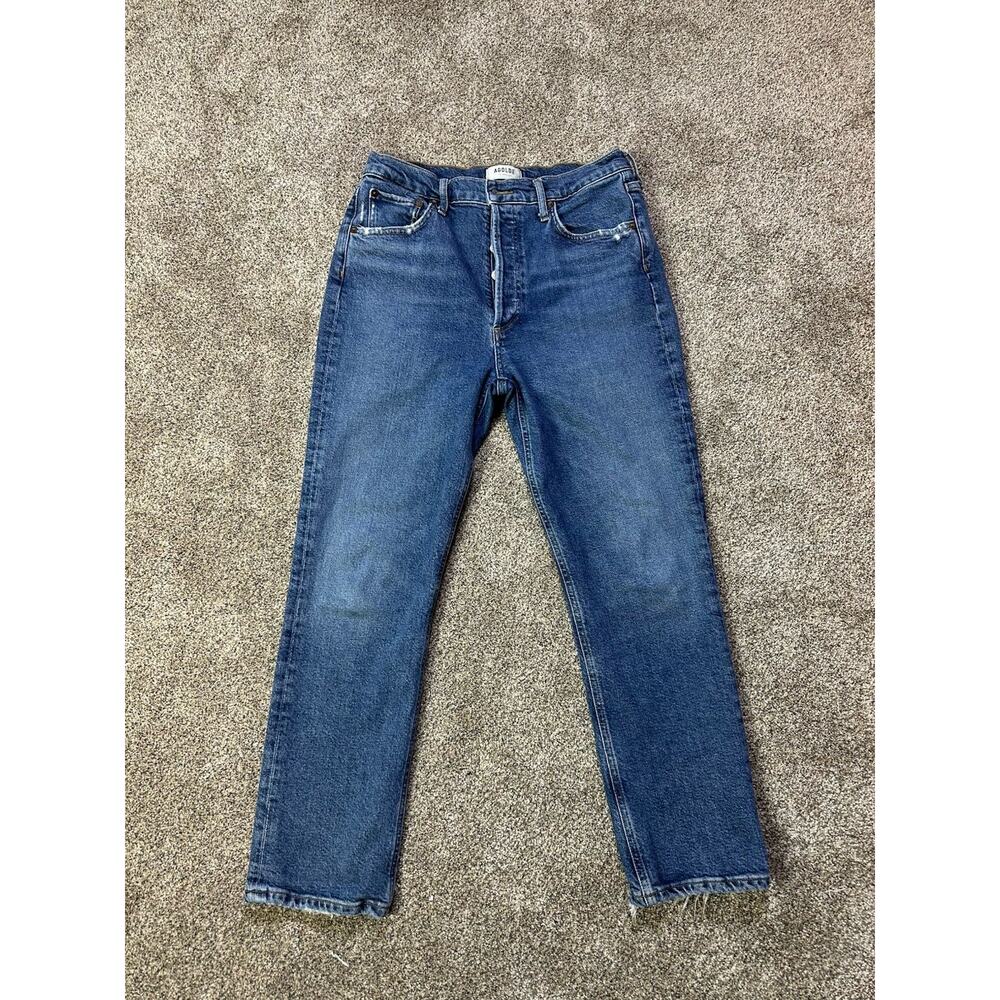 Agolde High Rise Blue Jeans